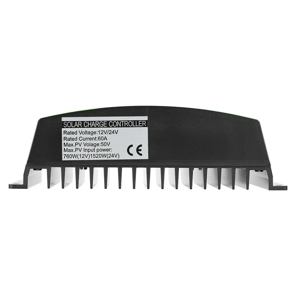 60 Ampere Controller Regolatore Di Carica Batteria del pannello solare 12V/24V - ZENCOCCO