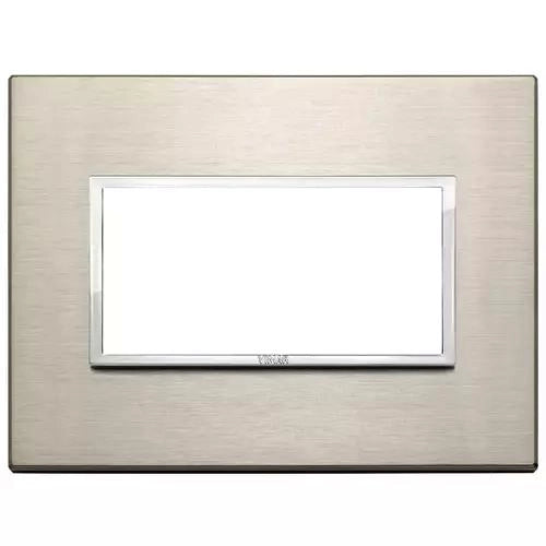 VIMAR EIKON - PLACCA 4M BRONZO CHIARO