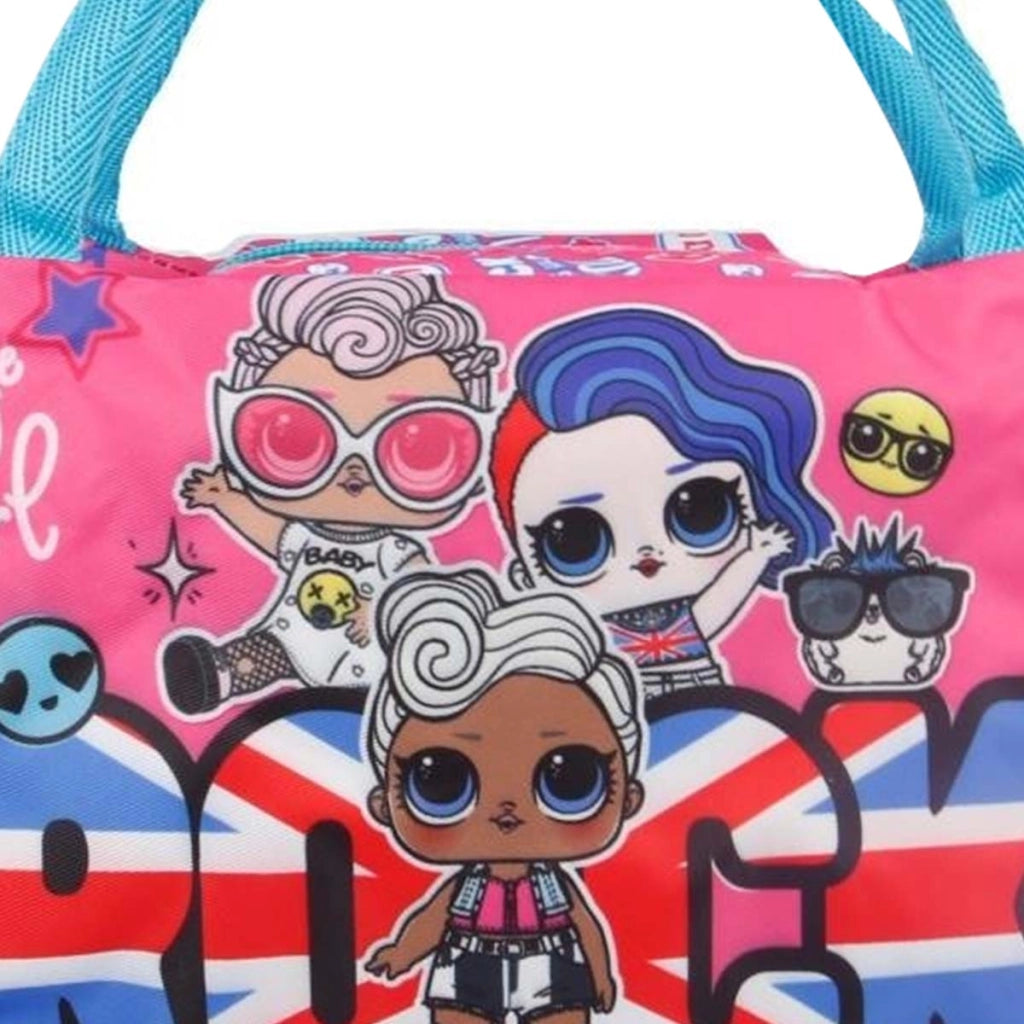 Sacco Termico per Pranzo per Bambini motivo Bambole Let's Rock e Motivi Divertenti Blu / Rosa LOL Surprise
