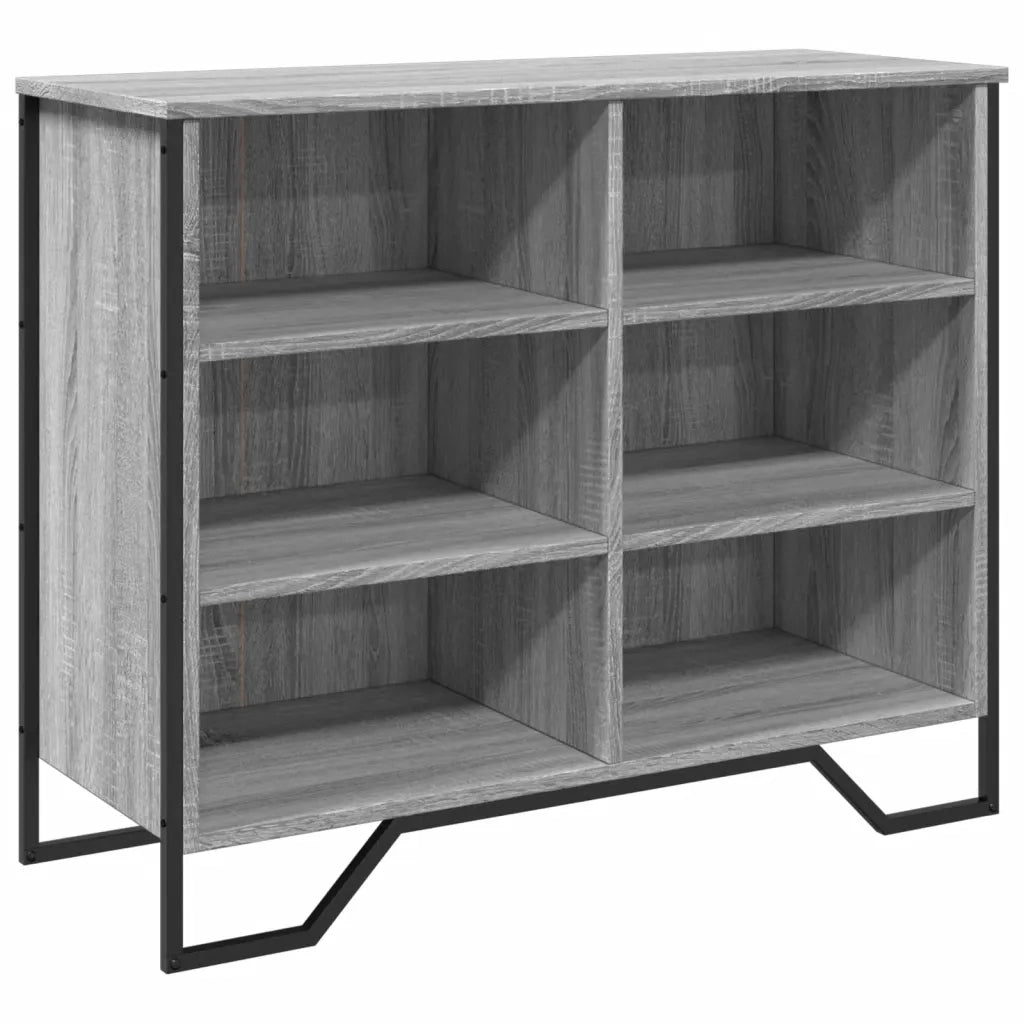 Credenza-Buffet-Armadio da cucina Grigio Sonoma 91x35,5x74,5 cm in Legno Multistrato