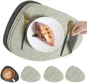 Tavola di supporto e placemat antiscivolo, tavola di supporto e placemat bagni, 42*34cm, verde chiaro