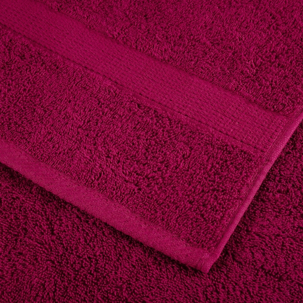 Asciugamani Premium SOLUND 10 pz | Teli per bagno Bordeaux 100x200 cm 600 g/m2