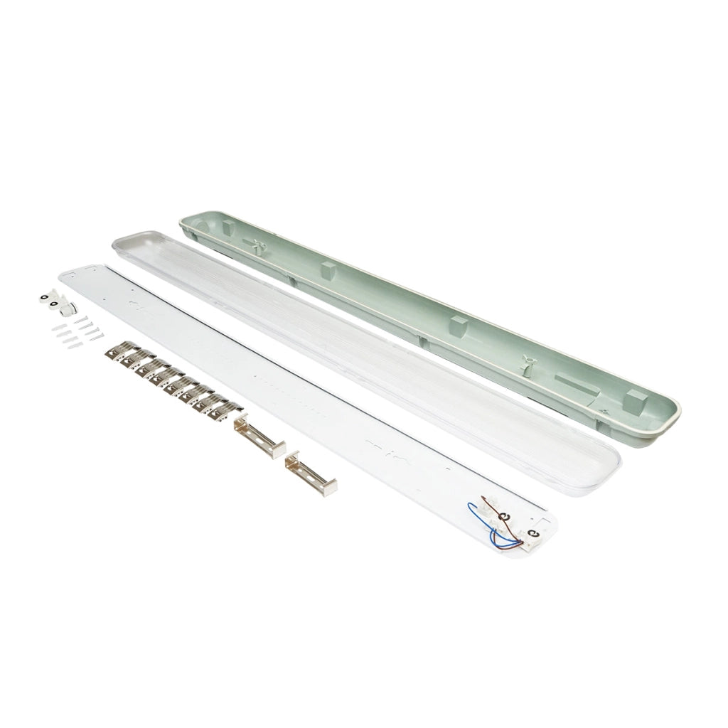 Apparecchio di illuminazione a tubo fluorescente LED 2x36W, 220V IP65