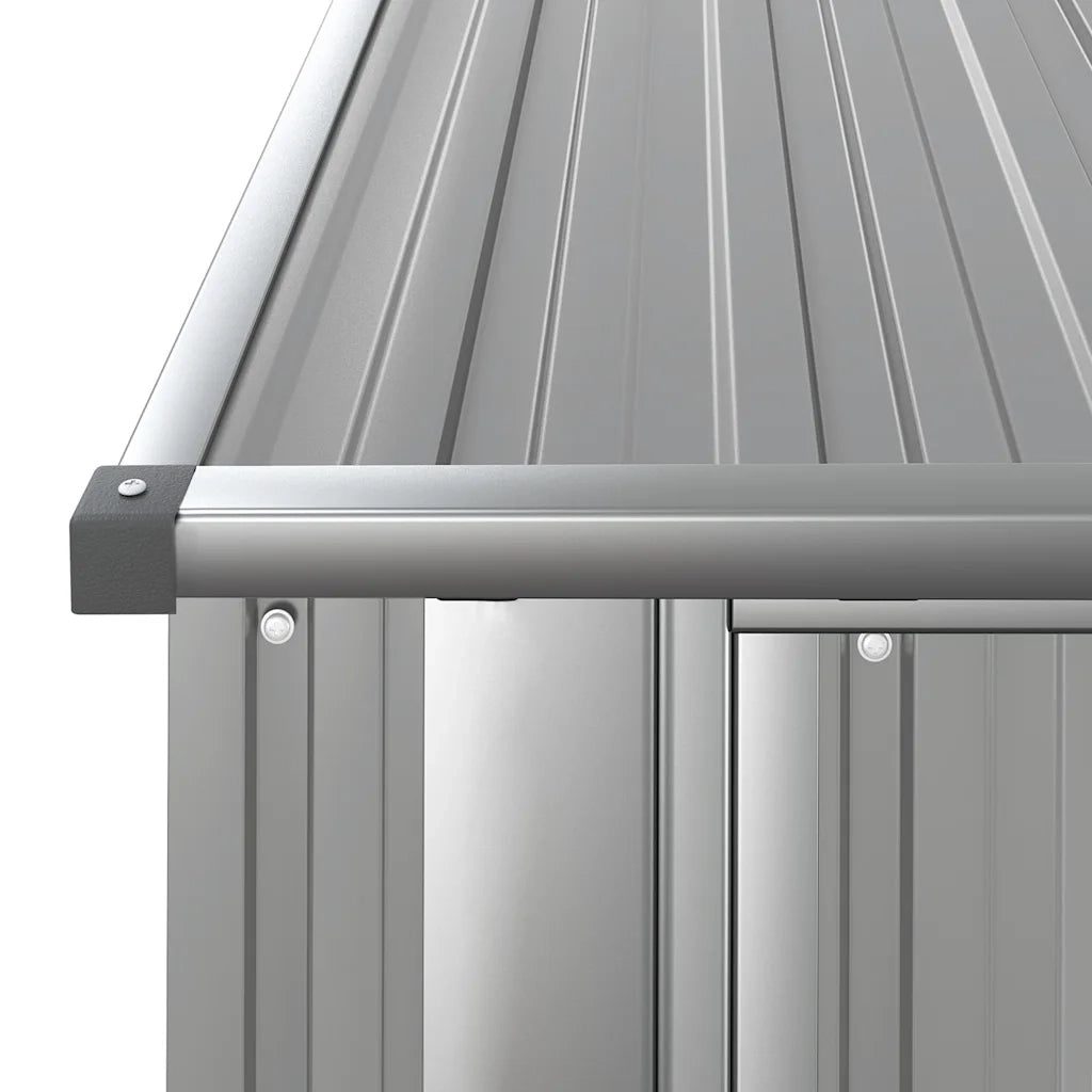 Capanno per Biciclette Grigio 180,5x97x209,5 cm Acciaio Zincato CFW9993953