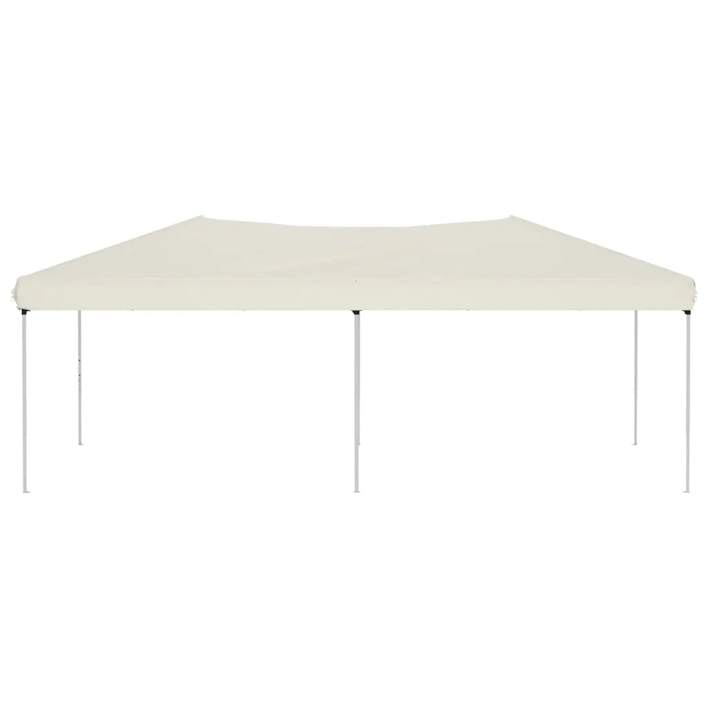 Tenda per Feste Pieghevole-Tenda Gazebo Crema 3x6 m
