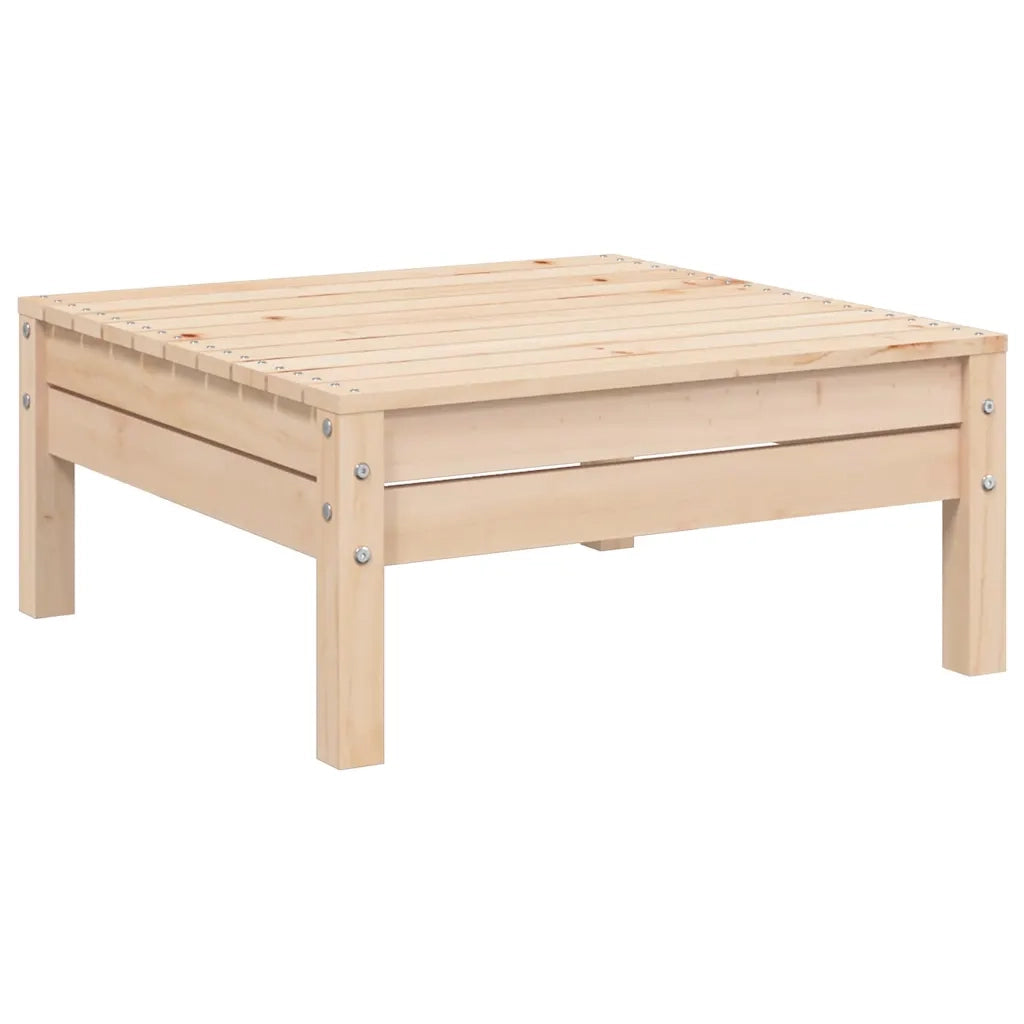 Salotto da Giardino-Set Divani da Giardino 3 pz con Cuscini Grigi Massello di Pino