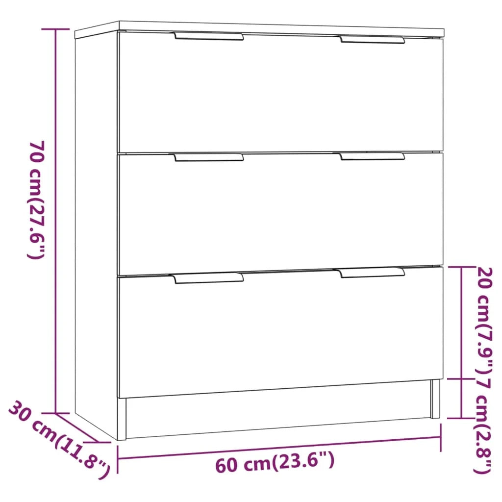 Buffet credenza cassettiera armadio mobile contenitore organizer per cucina soggiorno salotti 3 pezzi legno ingegnerizzato grigio 02_0037131
