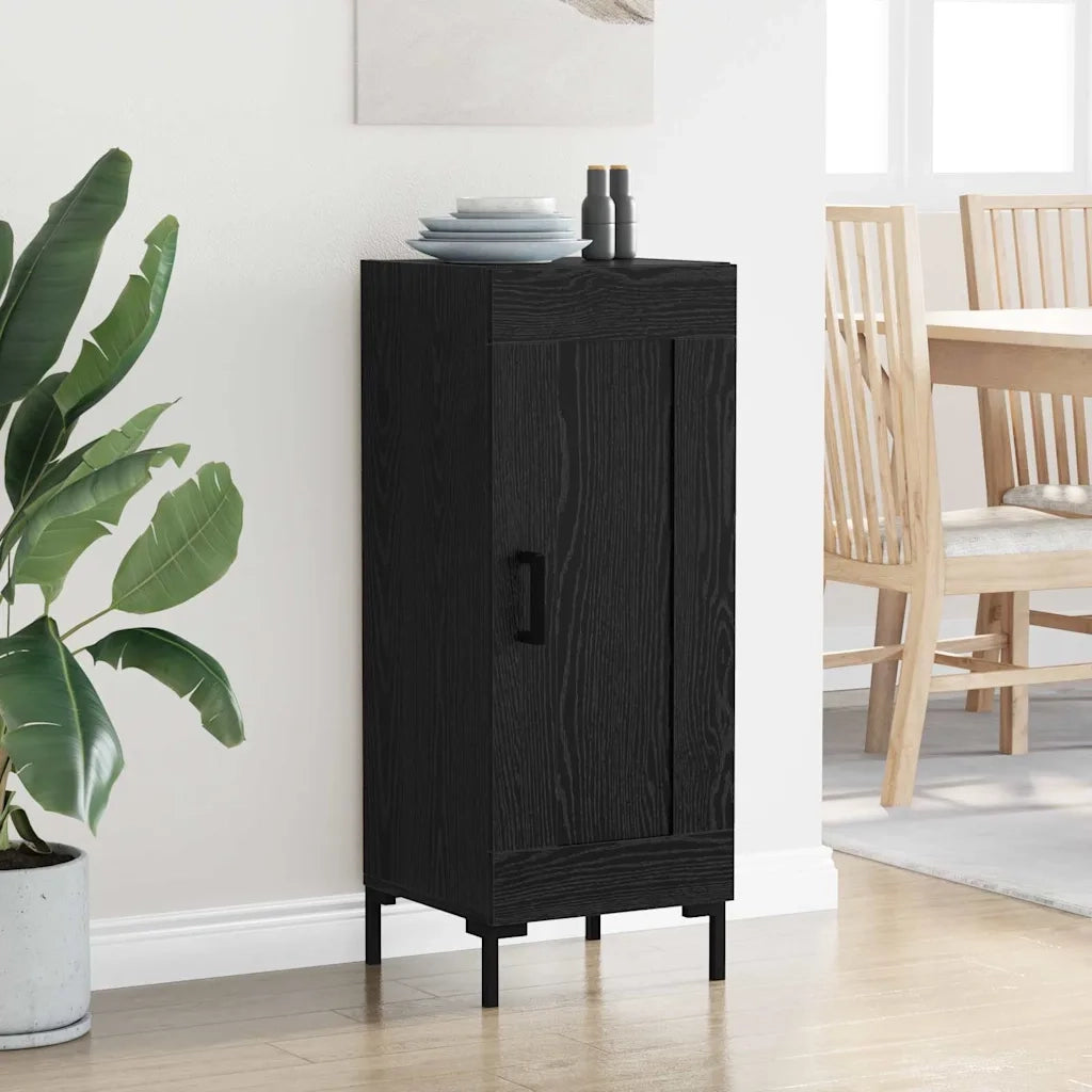 Credenza | Madia | Buffet da pranzo | Armadio da pranzo Olden Rovere Nero 34,5 x 34 x 90 cm