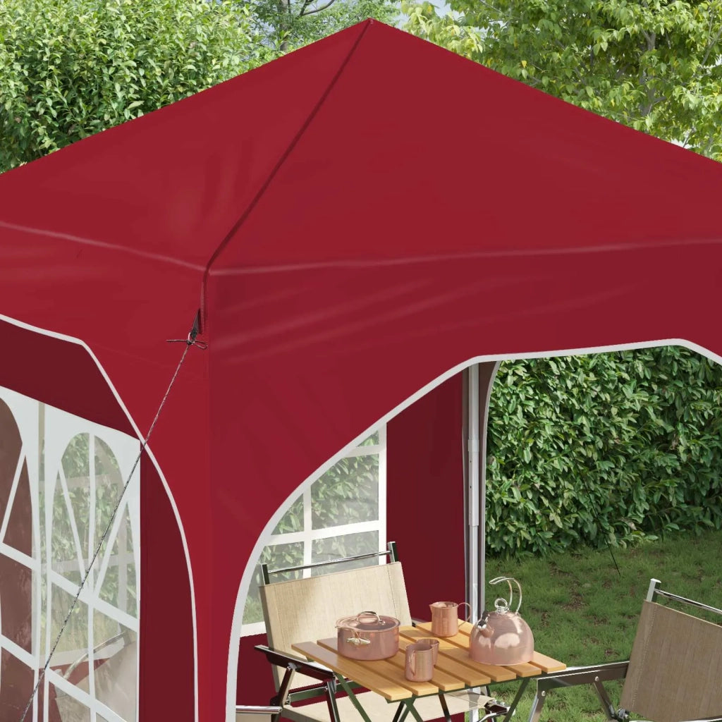 Tenda per feste a pop-up 192 x 192 x 245 cm Borgogna