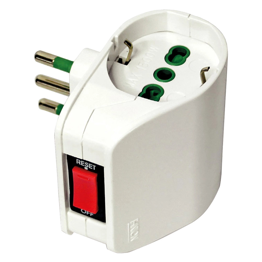 ADATTATORE DOPPIO CON LIMITATORE TERMICO 87310  - FANTON