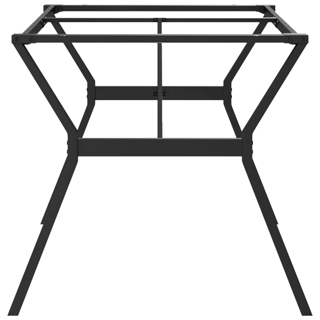 Telaio Gambe a Y per Tavolo da Pranzo 160x80x73 cm in Acciaio