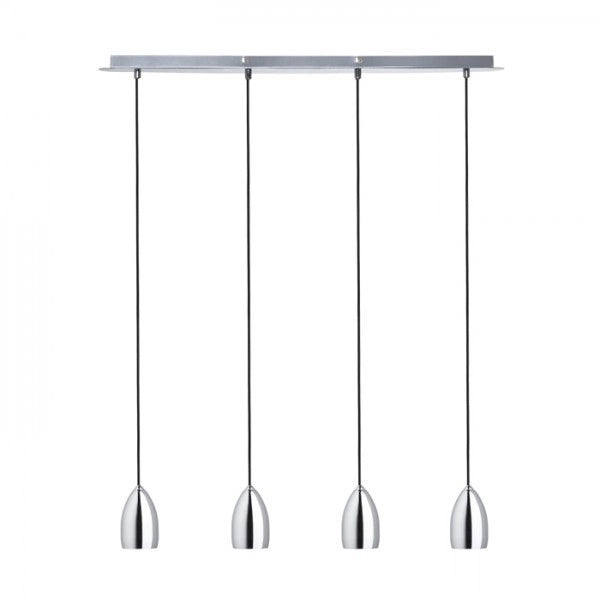Lampadario Lampada BABADES IV a sospensione  cromo 230V GU10 4x35W
