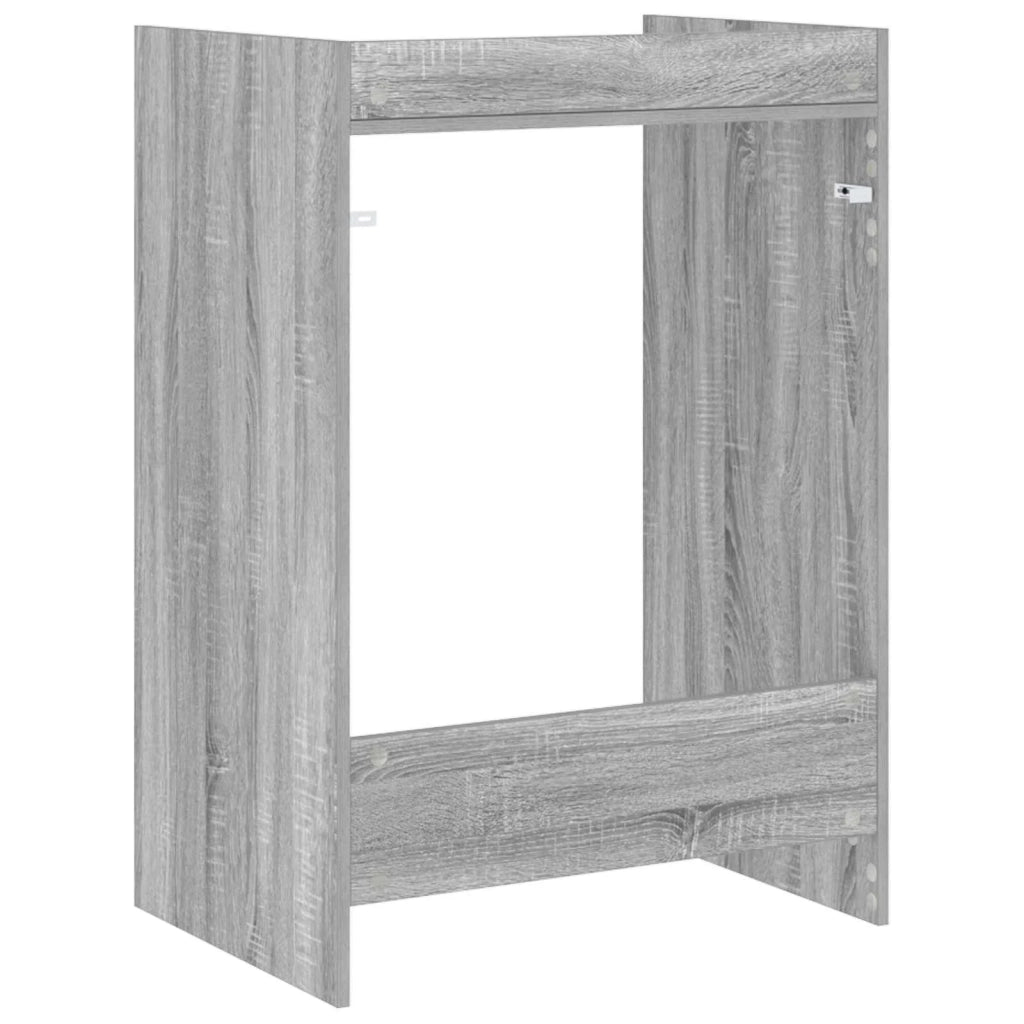 Mobiletto per lavatrice Grigio Sonoma 67,5 x 48 x 97 cm CFW4341645