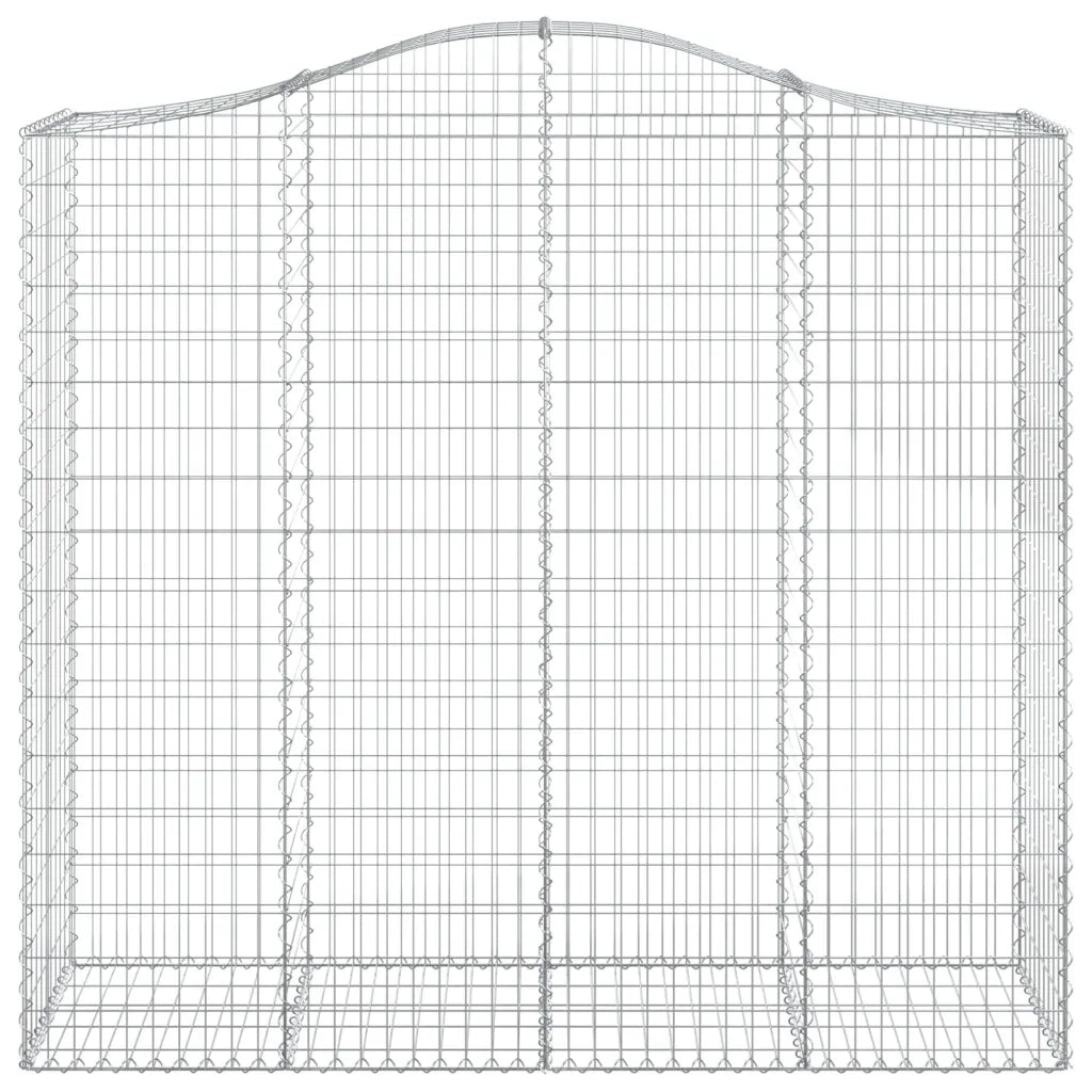 Cesto Gabbione ad Arco 200x50x180/200 cm Ferro Zincato 153399