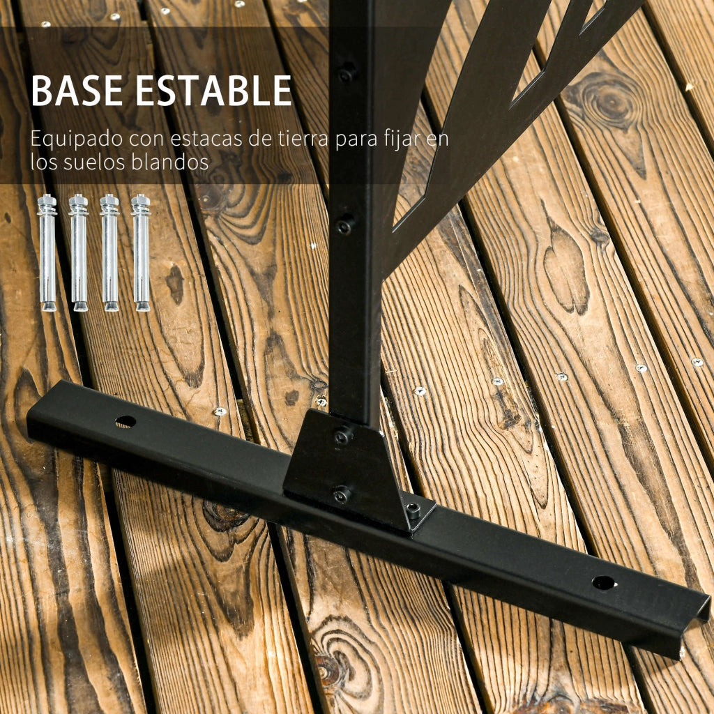 Biombo 3 Pannelli ¨C zephmum ¨C Nero 122x198 cm