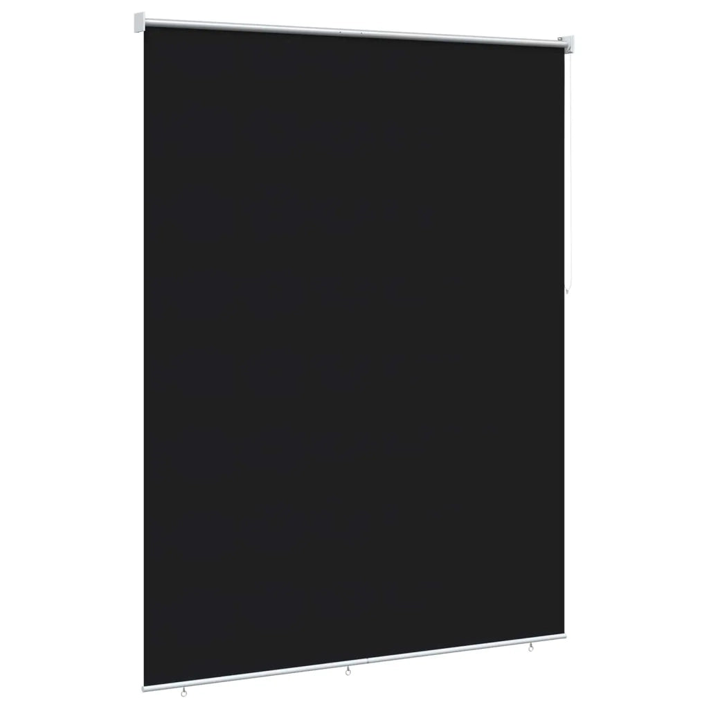 Voletta a rullo con protezione UV Nero 180 x 140 cm Poliestere