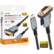 Trade Shop - Cavo Video Adattatore Da Type-c A Vga Ad Alta Definizione 1080p 1,8mt Tpc-vvga18 -
