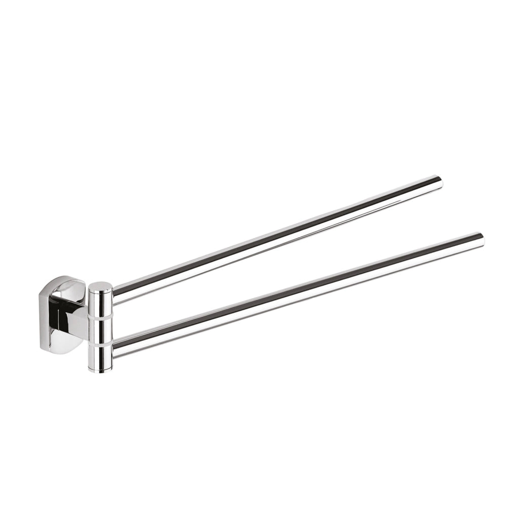 Portasalviette a snodo da muro in acciaio inox e Cromall EP23 Gedy serie EDERA PLUS Cromato