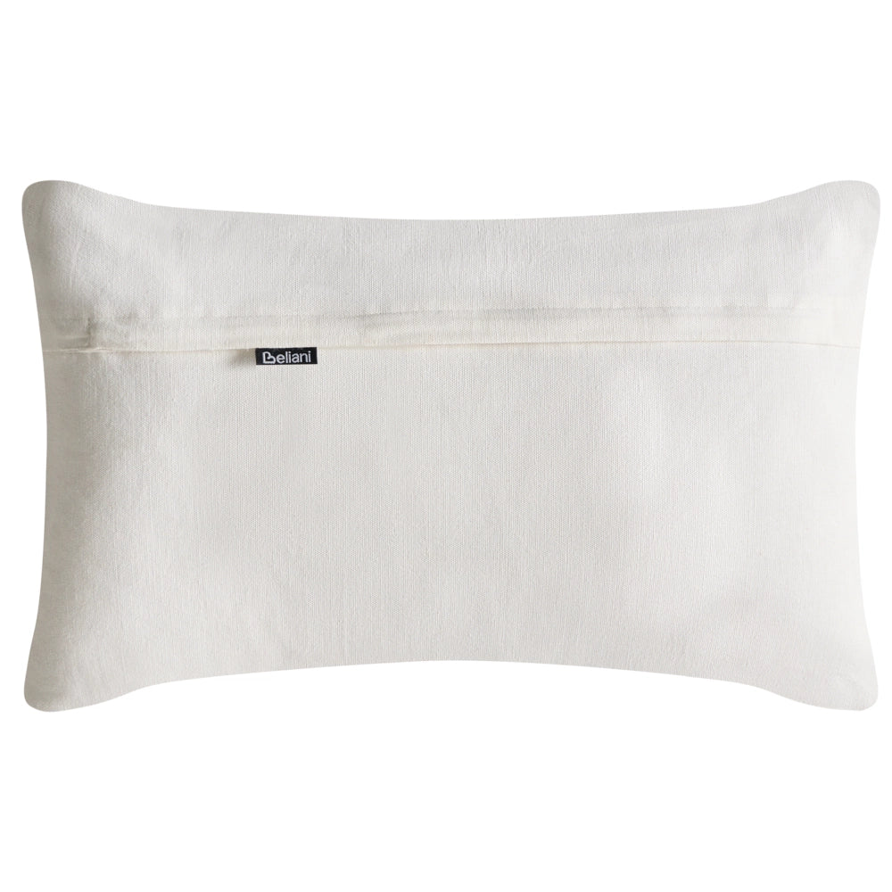 Set di 2 cuscini decorativi in tessuto di cotone bianco e verde 45/30 x 45/50 cm Cuscino decorativo