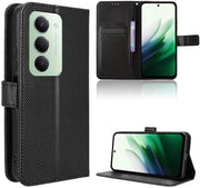 Custodia Strozzapersona per Telefono - Custodia per Redmi 15 5G - Custodia con Funzionalità Standard - Fibra di Carbonio - 3 Slot per Carte di Credito - Scocca Interna in TPU-Silicone - Custodia per Smartphone