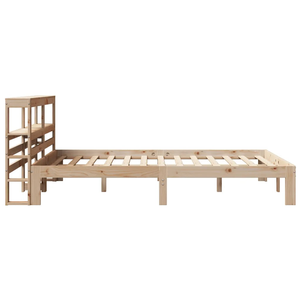 Giroletto con Testiera 120x190 cm in Legno Massello di Pino
