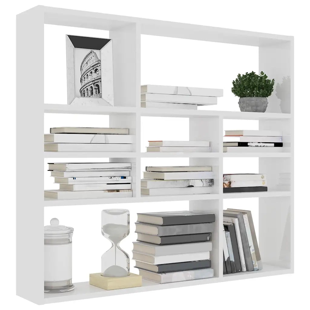 Scaffale a Parete Bianco 90x16x78 cm in in Multistrato cod mxl 52100