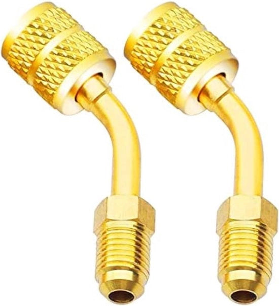Kit di Adattamento per Mini Splits R410A, Adattatore femmina 5/16 a maschio 1/4, Installatore e Rimuovitore del Core di Valvola - Inclusi imballaggi di tubo R134a - 5V1 Kerni per la manutenzione del raffreddamento HVAC