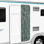 Tenda Antimosche-Zanzariera Verde e Bianca 56x200 cm in Ciniglia