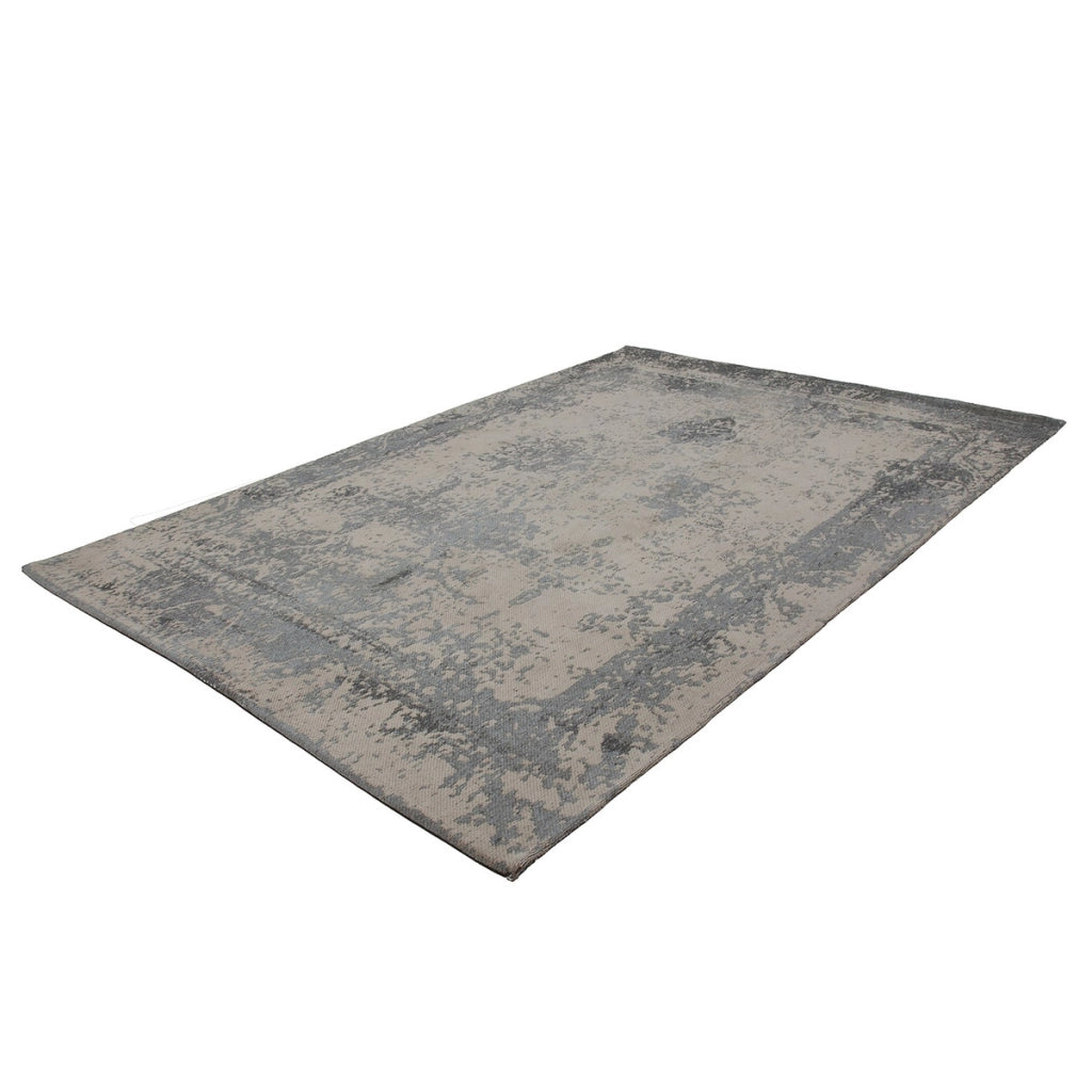 Tappeto Vintage Nostalgia in Cotone Grigio 80x150 cm