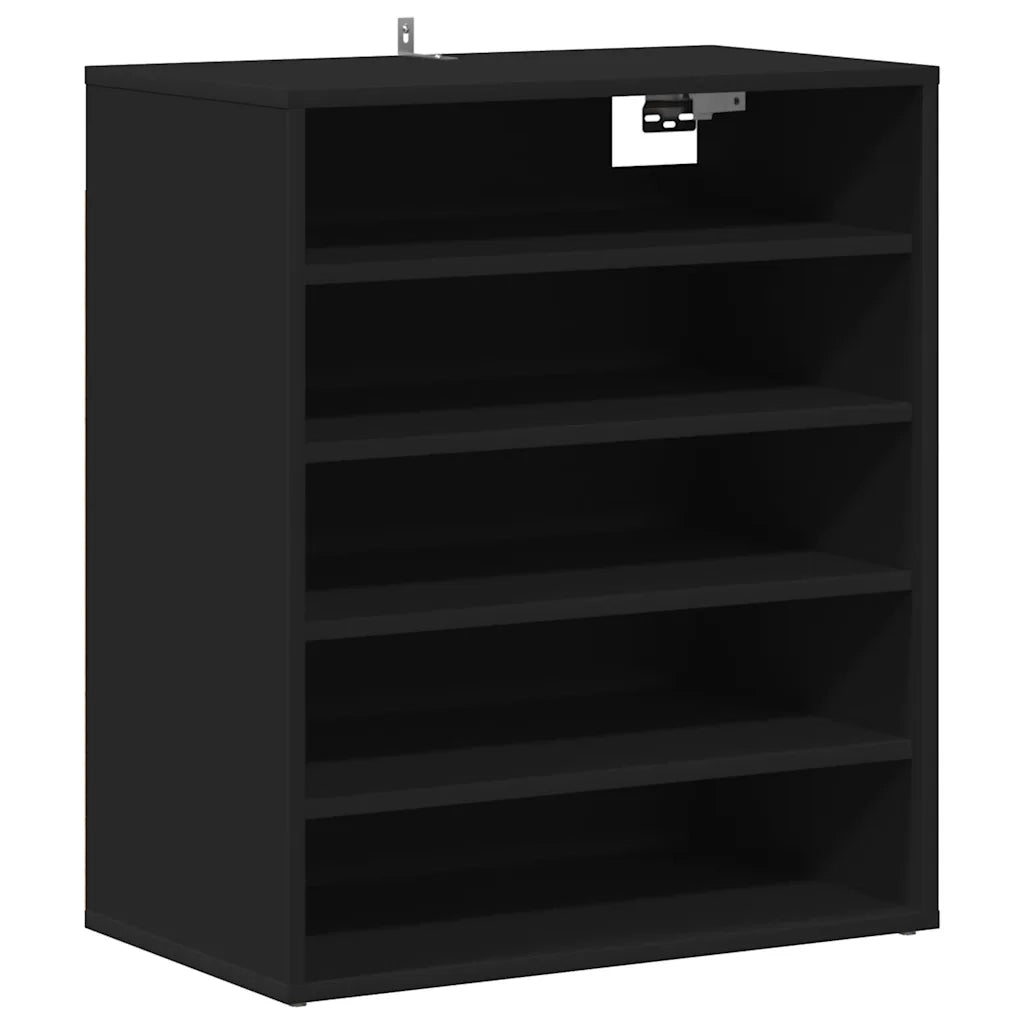 Scarpiera Nera 60x35x70 cm in Truciolato cod mxl 67907