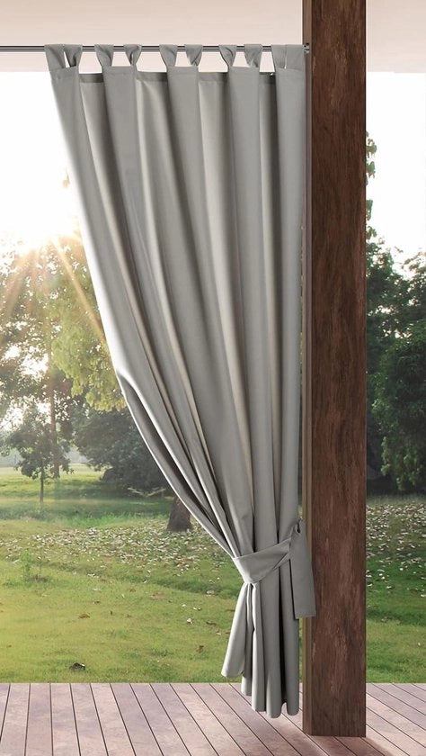 Giardino tenda esterna con lacci - 1 pezzo Tenda esterna per pavimento, terrazza, pergola, protezione da sole, inchiostro, acqua e vento, misura 155x200 cm, colore grigio chiaro.