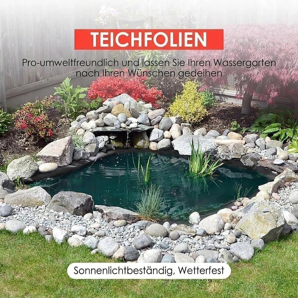 Telo per laghetto di dimensioni 4;57 m x 6;10 m; spessore 45 mm