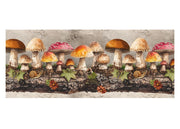 Tappeto Passatoia Cucina Antiscivolo Con Stampa Digitale Dis. Funghi 2657 - 50x280 - Funghi
