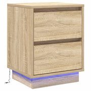 Comodino | Armadio da Notte | Mobiletto da notte con cassetto Rovere Sonoma 39 x 34,5 x 50 cm