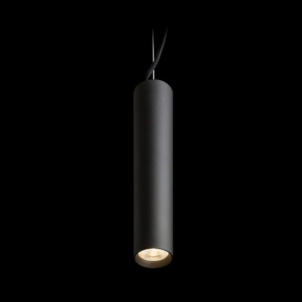 Faretto RIGA 28 a sospensione nero 230V LED 6W 38° 3000K