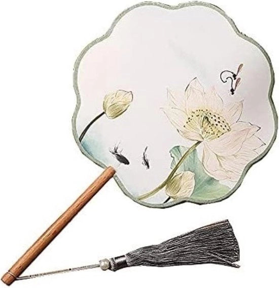 Ventilatore a mano pieghevole - Decorazione di matrimonio personalizzata - Regalo di bambù - Accessori cinesi