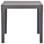 Tavolo da Giardino Mocca 78x78x72 cm in Plastica 48785