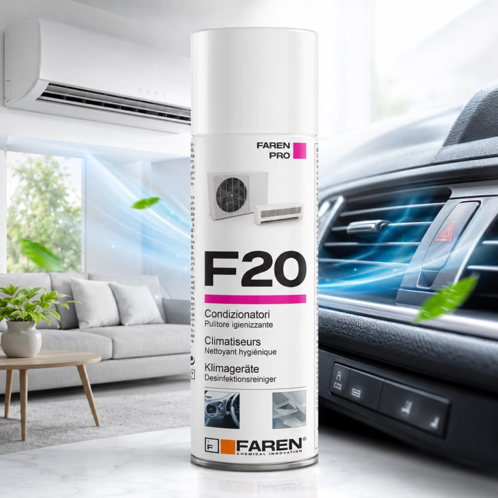 Faren f20 igienizzante spray profumato per climatizzatori casa auto 400ml 6 pezzi
