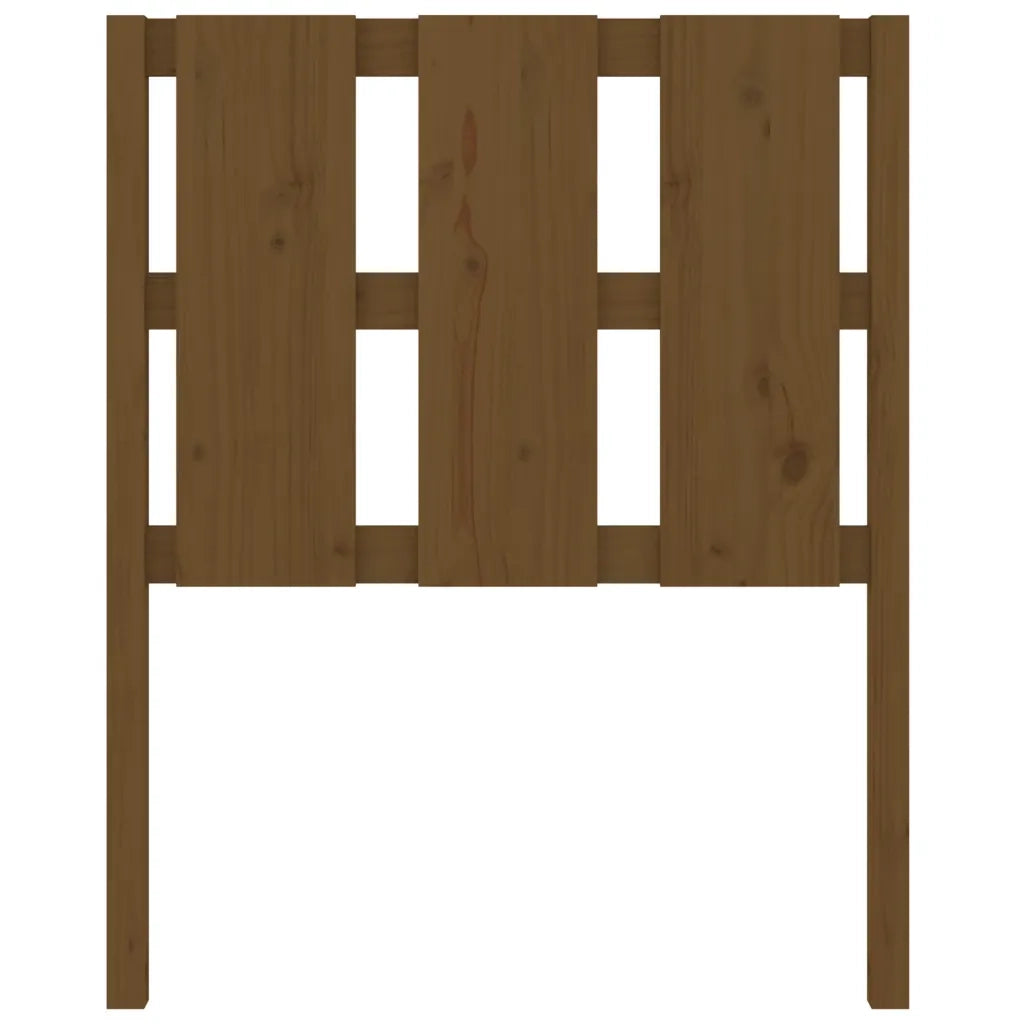 Testiera per Letto ambra 80,5x4x100cm in Legno Massello di Pino 817968