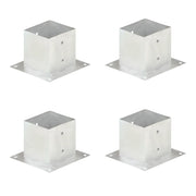 Ancoraggi Pali 4 pz in Metallo Zincato 141 mm cod mxl 56428