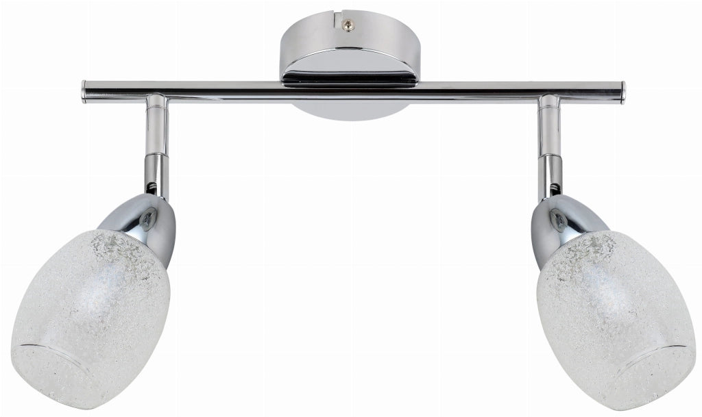 Plafoniera LED Candellux Rico 2 luci cromo 12W 3000K