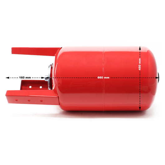 Vaso di espansione 100 l verticale per impianti idrici, sistemi autoclave, con membrana EPDM