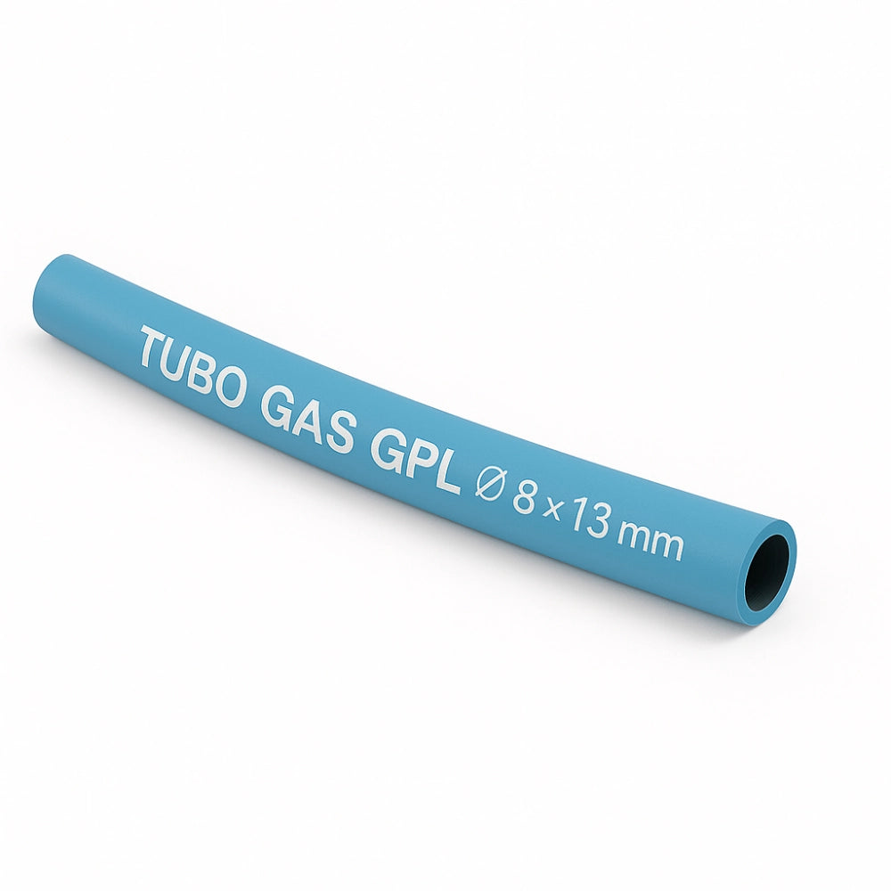 Tubo flessibile in gomma per gas gpl per impianti sicuri *** lunghezza metri 5, confezione 1