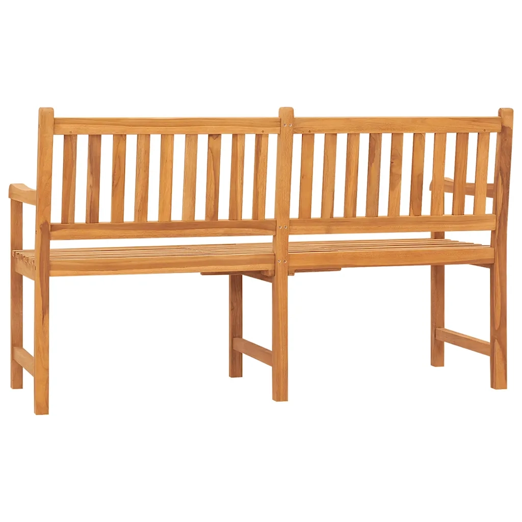 Panca Giardino 3 Posti con Tavolino 150 cm Legno Massello Teak 316631