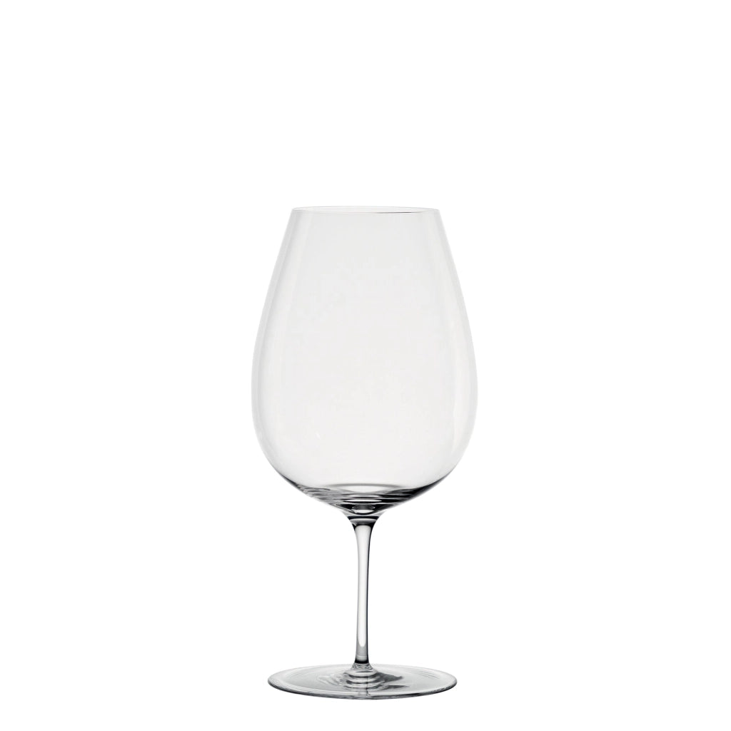Zafferano Calice Ultralight per vini rossi importanti, capacità 70 cl, vetro sonoro superiore realizzato a mano, set da 2 pezzi, trasparente
