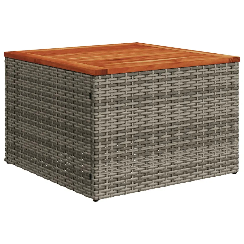 Set Divani da Giardino 6 pz con Cuscini Grigio in Polyrattan 3225858