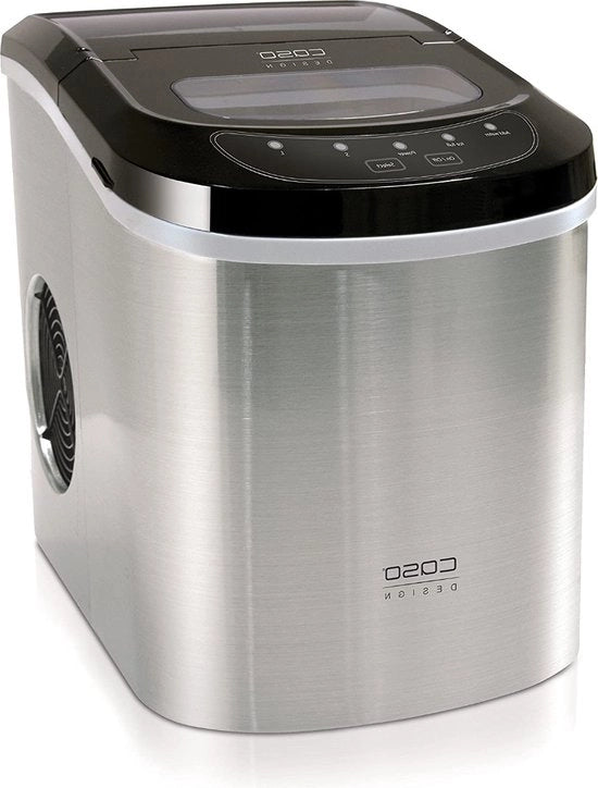Macchina per blocchi di ghiaccio - produzione di circa 500 g di blocchi di ghiaccio/h, preparazione dei blocchi di ghiaccio in 6-13 minuti, capacità del serbatoio d'acqua 2,2 l, spegnimento automatico, indicator di livello dell'acqua