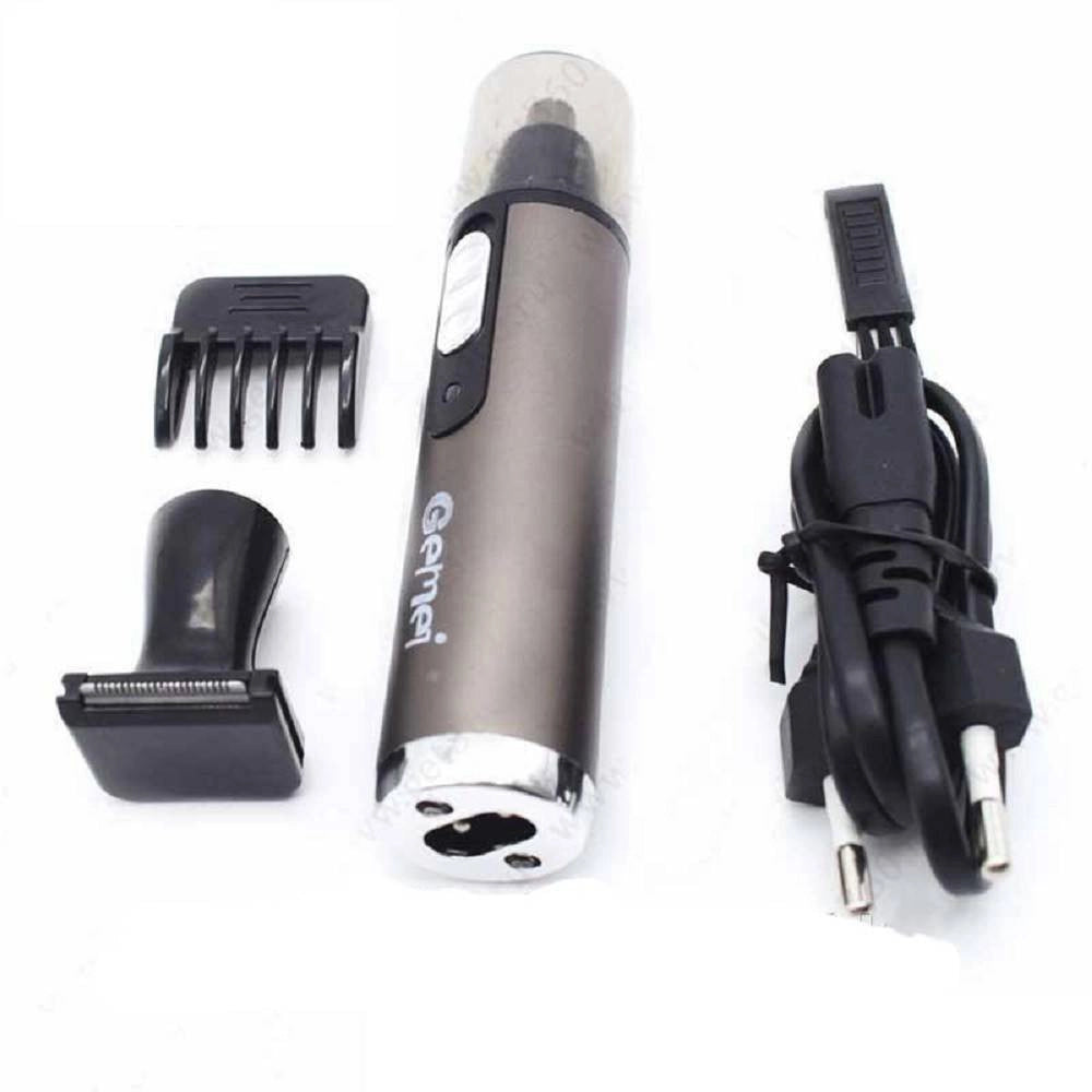 Trade Shop - Trimmer Gm3112 2in1 Rifinitore Regolatore Per Naso Orecchie Batteria Ricaricabile -