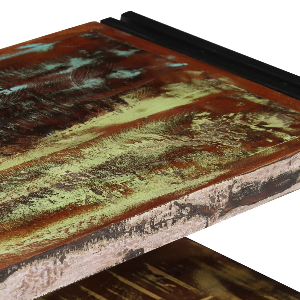 Mobile Porta TV in Legno Massello di Recupero 120x30x40 cm 244844