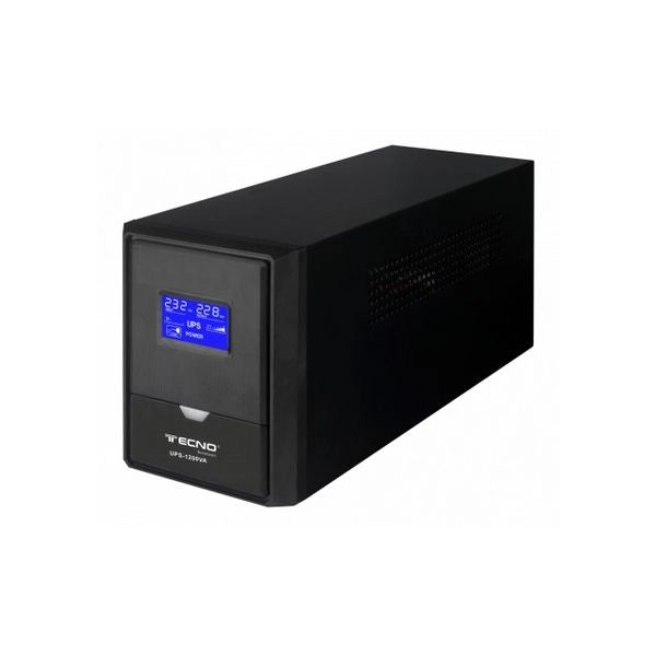 Tecno tc-800va-lcd gruppo di continuità (ups) 360 w 2 presa(e) ac - 39.34